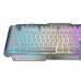 Gejmerska Led Tastatura M500-s bela